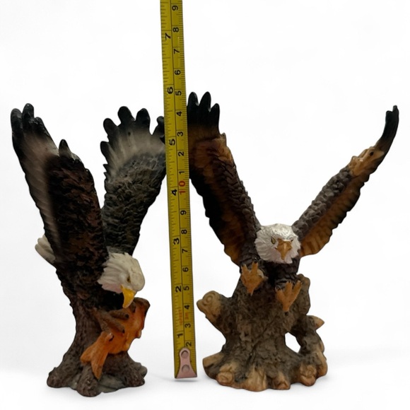 Ebros Gift, Two Resin Majestic Eagle Figurines - Picture 2 of 6